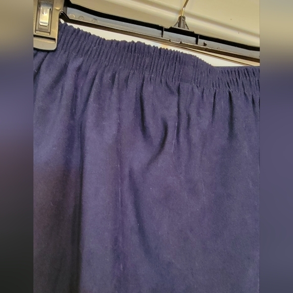 R&K Originals navy blue and Polka Dots 2 Piece Casual Pants Suit Size 14 - Picture 9 of 10